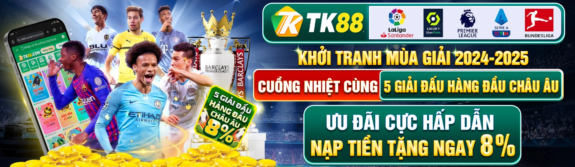 Banner dịch vụ hỗ trợ TK88